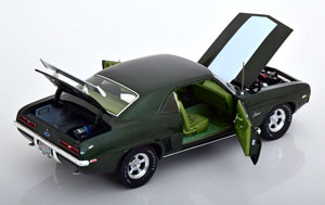 CHEVROLET COPO CAMARO DICK HARRELL 1969 DARKGREEN-METALLIC WHITE — фото 4