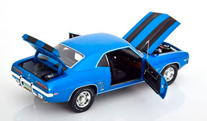 CHEVROLET CAMARO Z/28 1969 BLUEMETALLIC BLACK — фото 4