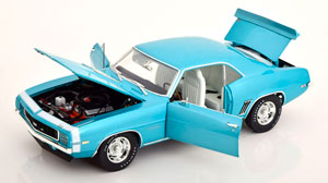 CHEVROLET CAMARO RS 350 1969 LIGHTBLUE — фото 3
