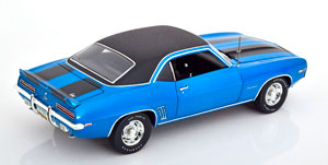 CHEVROLET CAMARO Z/28 1969 BLUEMETALLIC FLATBLACK — фото 2