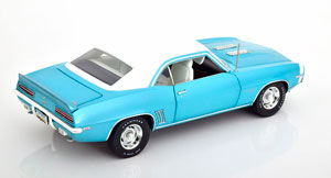 CHEVROLET CAMARO RS 350 1969 TURQUOISE WHITE — фото 2