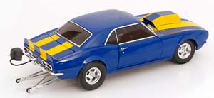 CHEVROLET CAMARO Z/28 DRAG OUTLAWS 1968 BLUE YELLOW — фото 2