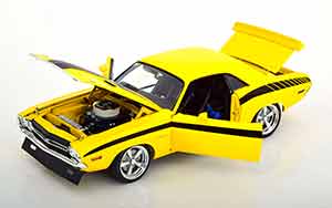 DODGE CHALLENGER TRANS AM STREETFIGHTER 1971 YELLOW BLACK — фото 3