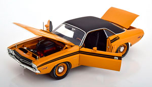 DODGE CHALLENGER R/T HEMI VINYL-ROOF 1971 LIGHTBROWN BLACK — фото 3