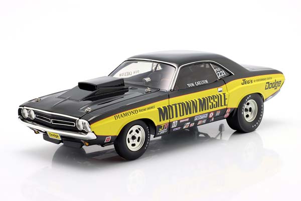 DODGE CHALLENGER MOTOWN MISSILE 1971 BLACK / YELLOW / ДОДЖ ЧЕЛЛЕНДЖЕР МОТОВН РАКЕТНЫЙ ЧЕРНЫЙ ЖЕЛТЫЙ