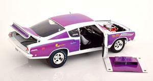 PLYMOUTH BARRACUDA BILLY THE KID 1968 PURPLE WHITE — фото 4