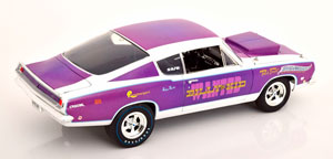 PLYMOUTH BARRACUDA BILLY THE KID 1968 PURPLE WHITE — фото 2