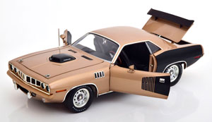 PLYMOUTH HEMI CUDA SUPER TRACK PACK 1971 BROWNMETALLIC BLACK — фото 3