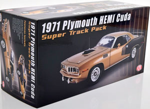PLYMOUTH HEMI CUDA SUPER TRACK PACK 1971 BROWNMETALLIC BLACK — фото 4
