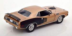PLYMOUTH HEMI CUDA SUPER TRACK PACK 1971 BROWNMETALLIC BLACK — фото 2
