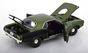 PLYMOUTH HEMI CUDA 1971 GREENMETALLIC — фото 4
