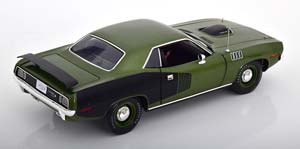 PLYMOUTH HEMI CUDA 1971 GREENMETALLIC — фото 2
