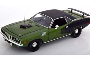 PLYMOUTH HEMI CUDA (1971), GREEN METALLIC MATT-BLACK