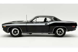PLYMOUTH CUDA 340 1972 FACTORY BLACK () / ПЛИМУТ КУДА 340 ФАКТОРЙ ЧЕРНЫЙ