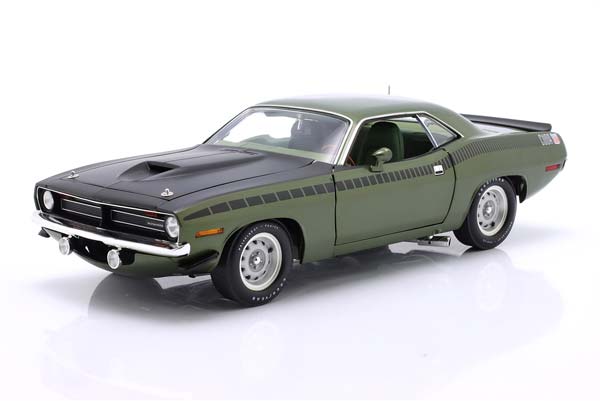 PLYMOUTH AAR CUDA 1970 GREEN/BLACK / ПЛИМУТ AAR КУДА 1970 ЗЕЛЕНЫЙ С ЧЕРНЫМ