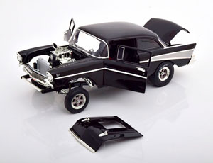 CHEVROLET BEL AIR GASSER NIGHT STALKER 1957 BLACK — фото 3