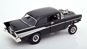 CHEVROLET BEL AIR GASSER NIGHT STALKER 1957 BLACK — фото 2