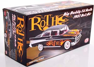 CHEVROLET BEL AIR BIG DADDY ED ROTH 1957 BLACK YELLOW SILVER — фото 5