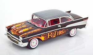 CHEVROLET BEL AIR BIG DADDY ED ROTH 1957 BLACK YELLOW SILVER