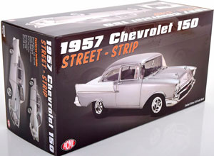 CHEVROLET 150 STREET STRIP 1957 SILVER-GREY WHITE — фото 5