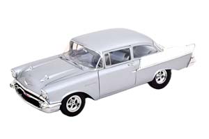 CHEVROLET 150 STREET STRIP 1957 SILVER-GREY WHITE