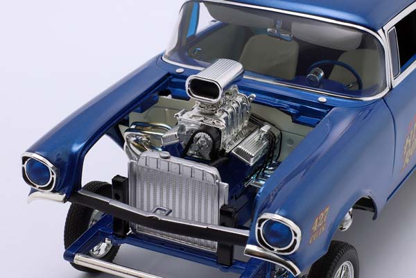 CHEVROLET 150 GASSER HIGH ROLLER YEAR 1957 BLUE / ШЕВРОЛЕ 150 ГАССЕР ХИГХ РОЛЛЕР СИНИЙ — фото 5
