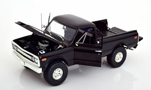 CHEVROLET K-10 4X4 PICK UP 1970 BLACK — фото 3