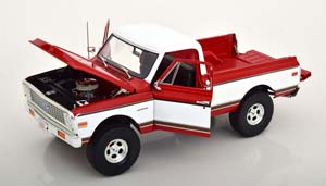 CHEVROLET K-10 4X4 PICK UP 1972 WHITE RED — фото 3