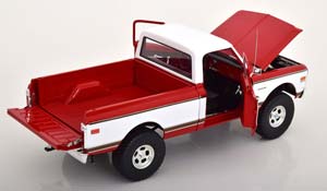 CHEVROLET K-10 4X4 PICK UP 1972 WHITE RED — фото 4