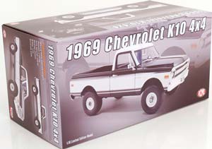 CHEVROLET K10 4X4 1969 WHITE BLACK — фото 5