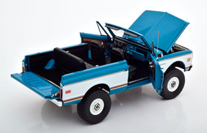 CHEVROLET K-5 BLAZER WITH SOTFTOP 1970 BLUE WHITE BROWN — фото 4