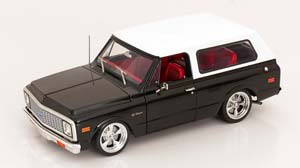 CHEVROLET BLAZER CUSTOM 1972, BLACK WHITE