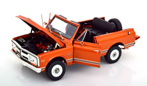 GMC JIMMY WITH REMOVABLE HARDTOP 1971 ORANGEMETALLIC WHITE — фото 3