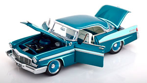 CHRYSLER NEW YORKER ST REGIS CUSTOM 1956 GREENMETALLIC MINTGREEN — фото 3