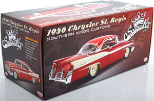 CHRYSLER NEW YORKER ST REGIS CUSTOM 1956 ORANGE-METALLIC CREME — фото 5