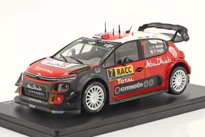 CITROEN C3 WRC #7 WINNER RALLYE CATALUNYA 2017 MEEKE, NAGLE HACHETTE / СИТРОЕН C3 ЧЕМПИОНАТ МИРА ПО РАЛЛИ ПОБЕДИТЕЛЬ КАТАЛУНЬЯ МИК НЭГЛ