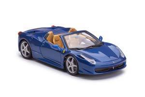FERRARI 458 SPIDER 2011 СИНИЙ — фото 7