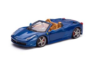 FERRARI 458 SPIDER 2011 СИНИЙ