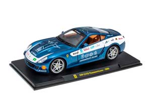 FERRARI 599 GTB PANANERICANA 2006 BLUEMETALLIC WHITE