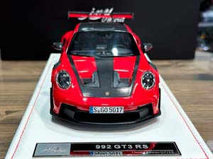 PORSCHE 911 (992) GT3 RS GUARDS RED/RED / ПОРШЕ 911 992 GT3 RS КРАСНЫЙ/КРАСНЫЙ — фото 2
