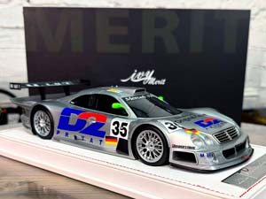 MERCEDES BENZ CLK GTR #35 SILVER / МЕРСЕДЕС-БЕНЦ CLK GTR 35 СЕРЕБРИСТЫЙ (ЛИМИТ 07/60) — фото 3