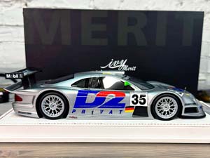 MERCEDES BENZ CLK GTR #35 SILVER / МЕРСЕДЕС-БЕНЦ CLK GTR 35 СЕРЕБРИСТЫЙ (ЛИМИТ 07/60) — фото 4