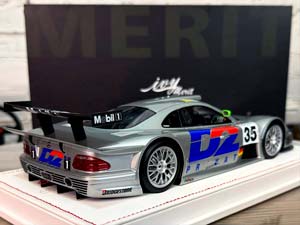 MERCEDES BENZ CLK GTR #35 SILVER / МЕРСЕДЕС-БЕНЦ CLK GTR 35 СЕРЕБРИСТЫЙ (ЛИМИТ 07/60) — фото 5