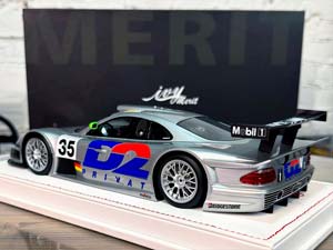 MERCEDES BENZ CLK GTR #35 SILVER / МЕРСЕДЕС-БЕНЦ CLK GTR 35 СЕРЕБРИСТЫЙ (ЛИМИТ 07/60) — фото 7