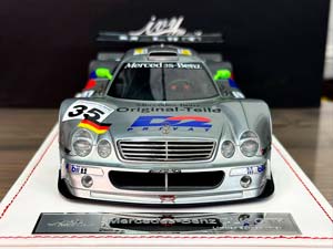 MERCEDES BENZ CLK GTR #35 SILVER / МЕРСЕДЕС-БЕНЦ CLK GTR 35 СЕРЕБРИСТЫЙ (ЛИМИТ 07/60) — фото 2
