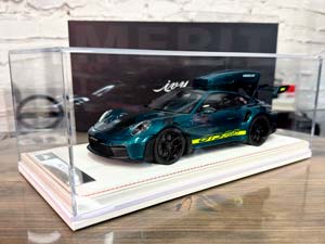 PORSCHE 911 (992) GT3 RS LUGGAGE RACING GREEN/GREEN LIVERY WITH BLACK WHEELS / ПОРШЕ 911 992 GT3 RS LUGGAGE ГОНОЧНЫЙ ЗЕЛЕНЫЙ/ЗЕЛЕНЫЙ ЛИВРЕЯ С ЧЕРНЫМИ КОЛЕСАМИ (ЛИМИТ 07/20) — фото 10