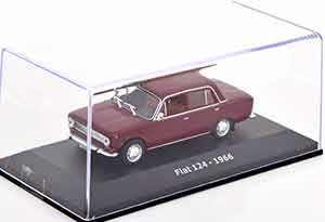FIAT 124 SALOON 1966 DARKRED — фото 3