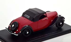 CITROEN TRACTION 7C CONVERTIBLE 1934 DARKRED BLACK — фото 2