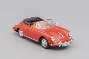 PORSCHE 356B CABRIOLET SPIDER 1959, RED METALLIC — фото 3