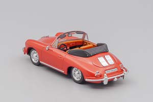 PORSCHE 356B CABRIOLET SPIDER 1959, RED METALLIC — фото 4